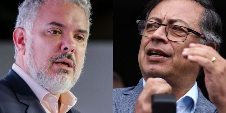 Petro llamó terrorista a expresidente Iván Duque y éste le recuerda al presidente sus vínculos con el terrorismo