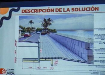 Coralina participa en socialización de recuperación de vía en Sound Bay 