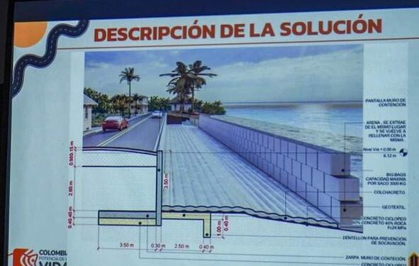 Coralina participa en socialización de recuperación de vía en Sound Bay 