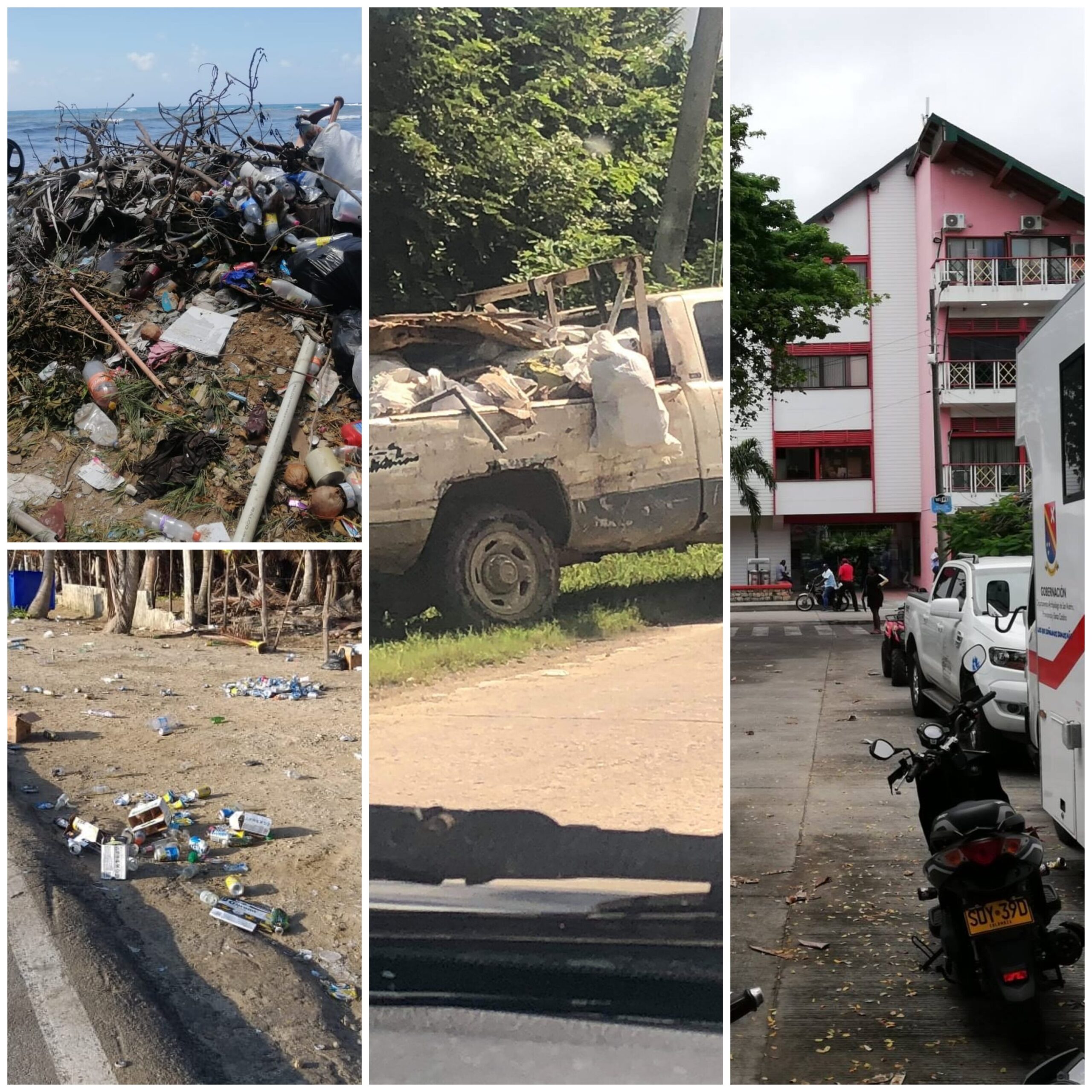 San Andrés es bonita pero está acabada, sucia, expoliada, saqueada, destrozada, arruinada, huele y se ve mal 