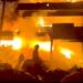 Demolición del punto verde tras incendio