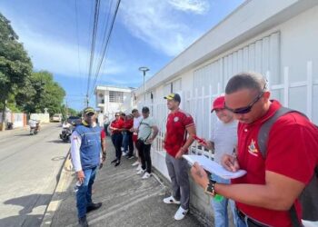 Inspeccionan los refugios temporales habilitados para una emergencia 