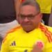 La particular celebración del padre de Luis Díaz tras el golazo de su hijo para el cuarto tanto del partido contra Panamá.