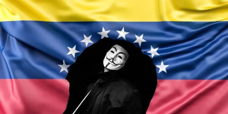 “Anonymous declara la guerra a maduro y tumba todos los sitios oficiales del gobierno de Venezuela”