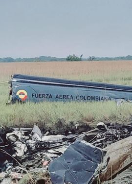 Otra aeronave de las Fuerzas Militares siniestrada; ocho uniformados murieron 