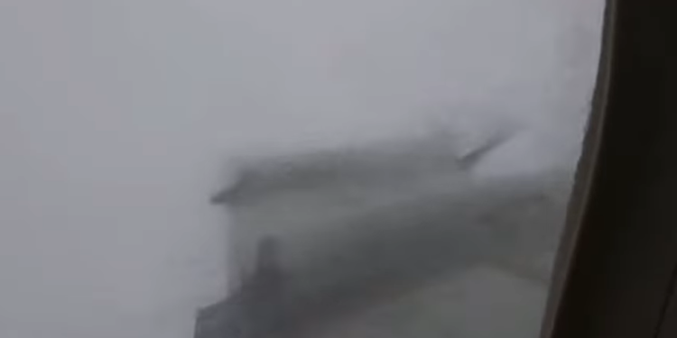 Tripulación de avión «caza-huracanes» sintió la fuerza de Milton a bordo 