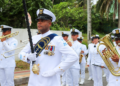 En San Andrés isla, marinos de Colombia engalanaron el desfile en conmemoración al día de la diversidad étnica y cultural