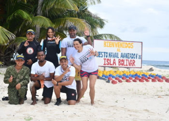 En Cayo Bolívar, Armada de Colombia y lionfish expedition controlan la presencia de pez león 
