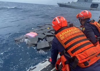 Incautada cerca de una tonelada y media de cocaína en el Pacífico Colombiano 