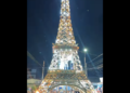Mientras el costoso alumbrado navideño de San Andrés presenta retraso de la primera semana de diciembre, Barrancabermeja inauguró el 1 de diciembre un alumbrado que replica una gigante torre Eiffel parisina 