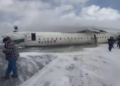 Así fue el accidente del avión de Delta Air al momento del aterrizaje en el aeropuerto de Toronto.