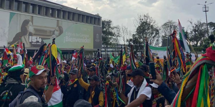 Minga y líder indígena acusan incumplimientos del gobierno de Gustavo Petro e instrumentación política de la comunidad étnica 