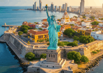Gustavo Petro reclama que trasladen la Estatua de la Libertad a Cartagena ya que el primer pueblo libre de América está cerca de la heroica en San Basilio de Palenque. 
