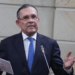 Presidente del Congreso Efraín Cepeda emitió discurso recordándole al gobierno que esa institución no es figura decorativa y defendió separación de poderes y respeto a la prensa, en presencia de Gustavo Petro, contra quien iban dirigidas muchas de sus palabras 