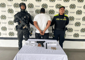 Capturan hombre con arma de fuego en El Cliff 
