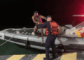 Rescatados dos pescadores que naufragaron en el Mar Caribe 