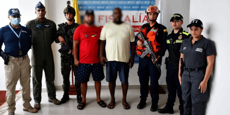 En el departamento Archipiélago fueron capturados por presunto tráfico de migrantes 