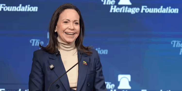 Así fue la extracción de María Corina Machado para recoger su premio.Nobel de paz antes de que capturaran a Maduro. 