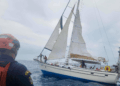 Armada Nacional atendió emergencia en velero polaco que quedó a la deriva en aguas del archipiélago