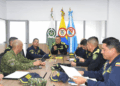 Comandante del CESYP lidero reunion estratégica con mandos policiales y militares para coordinar trabajo de defensa y seguridad en las islas  