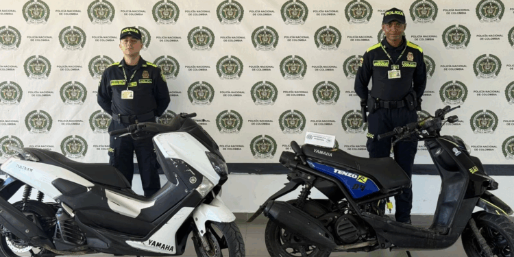 Incautadas dos motocicletas por presunta falsedad marcaria 