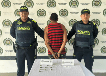 Captura por el delito de tráfico, fabricación o porte de estupefacientes en el sector de El Modelo