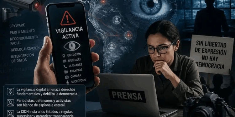 Vigilancia digital en las Américas la amenaza silenciosa contra el periodismo y la libertad de expresión  