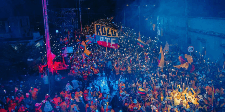 Apoteósico cierre de campaña tuvieron Abelardo de la Espriella y José Manuel Restrepo en la ciudad de Buga, Valle del Cauca este domingo 14 de junio. 