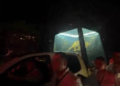 En un vehículo blindado, se desplazó el presidente electo, Abelardo de la Espriella y su vicepresidente José Manuel Restrepo hasta la tarima que lo esperaba en la Ventana del Mundo al norte de Barranquilla.