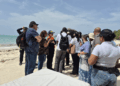 Inspección judicial verificó condiciones de las playas de Rocky Cay donde se presentan conflictos por ocupación ilegal.