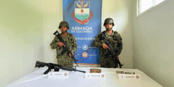 Armada Nacional halló material de guerra en la vecina isla de Providencia.