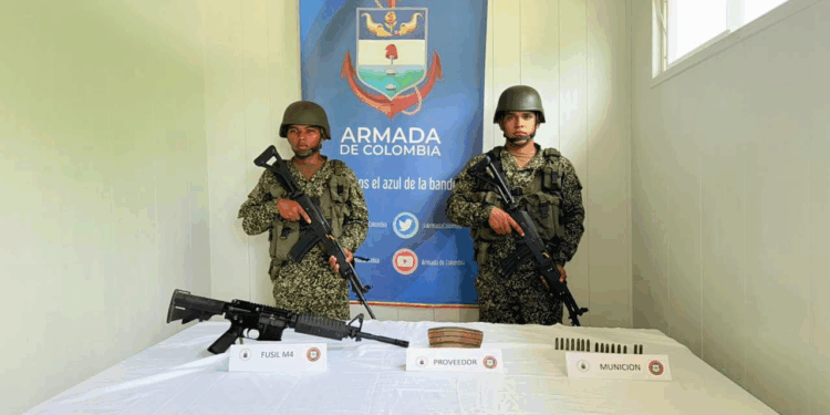 Armada Nacional halló material de guerra en la vecina isla de Providencia.