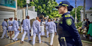 Policía Nacional garantizó la seguridad durante el tradicional desfile del 12 de octubre día de la raza 